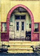 Old House Entrance in Cyprus