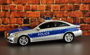 Police Car Mercedes Benz Model