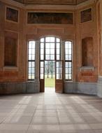 Interior of the building in Baden Baden, Germany, in sunlight