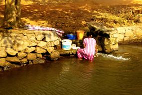 India Woman Laundry