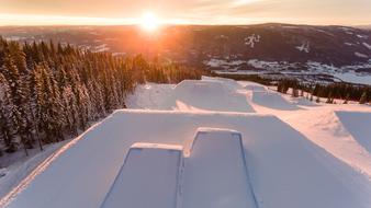 Beautiful Winter Sunset
