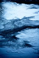 Abstract Blue Ice