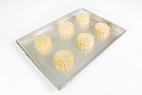 sweet baked goods on a tray