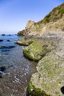 Rocky Marine Beach landscape