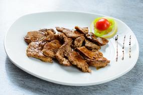 fried meat pieces in soy sauce