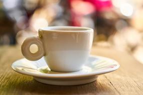 white cup for hot drinks