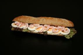 shrimp sandwich