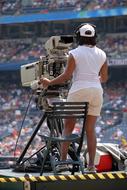 Camera Woman Female Video Ball