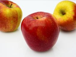 Fresh apples full of vitamins