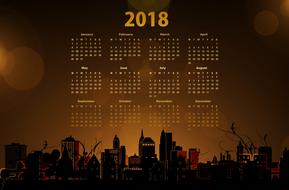 calendar new year day
