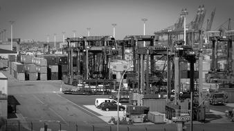 port with boxes