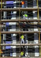 Construction Crew Building Site