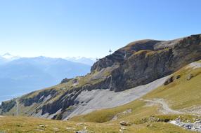 path leading to the mountains