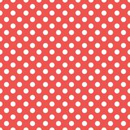 red polka dots pattern