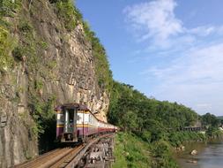 Train Railway Mountain