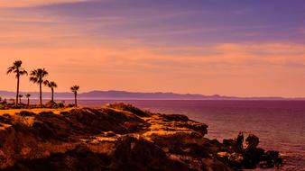 Sunset Colors Landscape