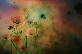 texture background flowers floral