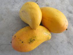 Sweet mango on a white table