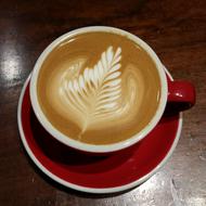 Colorful sweet coffee
