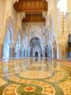 Hassan II Mosque, beautiful interior, morocco, Casablanca