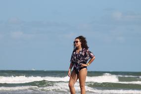 Woman Girl Beach