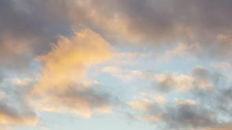 Sunset Sky Clouds in evening