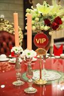 Vip area at the table