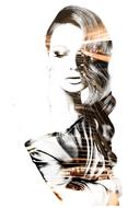 girl hair face portrait