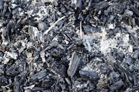 burned Ash Texture Background