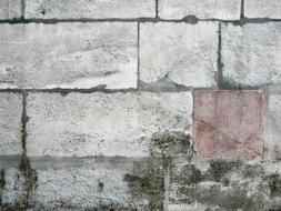 Colorful, old wall texture with the stains, clipart