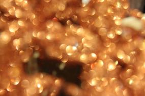 Bokeh Sparkle Gold