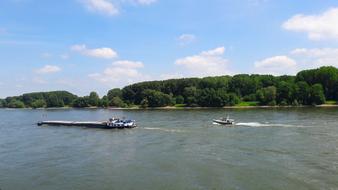 Ship Rhine River