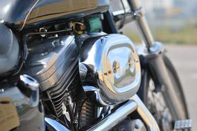 Engine Motorbike V-Twin