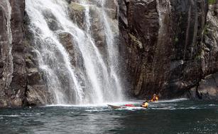 Waterfall Canoeing Norway