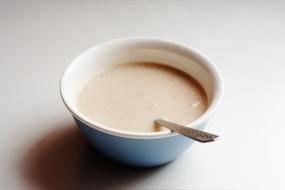 Milk dessert bowl