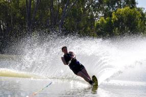 Waterskiing River