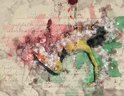 art collage design colorful color