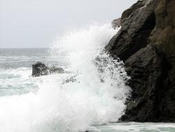 Wave Crashing Ocean Breaking