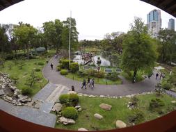 Aerial View Park Tourism