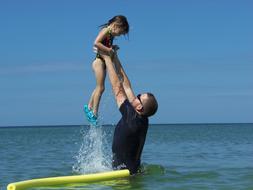 Family at Ocean Vacation