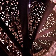 Iron Spiral Staircase perspective