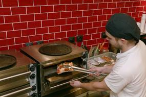 chef at the stove