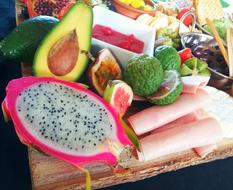 Exotic sweet fruits