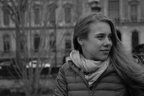 Woman Model Looking Away portrait