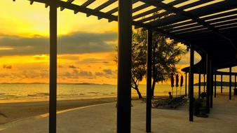 Cambodia Independence Beach Sunset