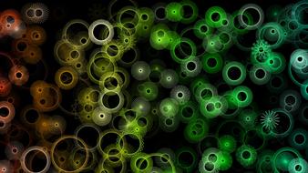 colors hallucination new age forms background