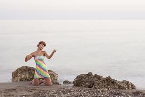 Model Woman Composition Young