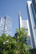 Skyscrapers Frankfurt Germany