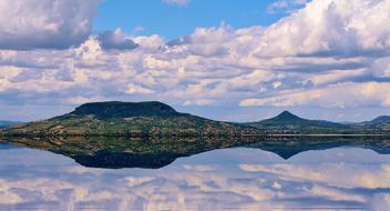 Mountain view by the lake