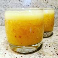 refreshing orange smoothie